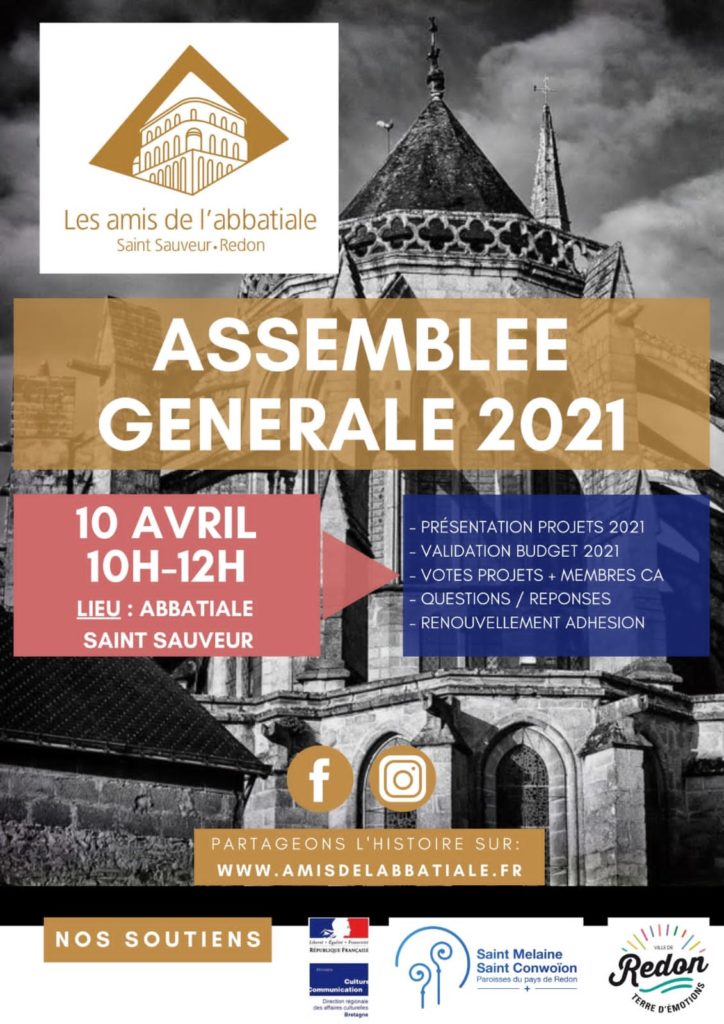 Assemblée Générale 2021 des Amis de l'Abbatiale